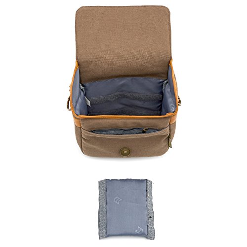 Compact SLR/DSLR Camera Shoulder Bag Evecase Small Canvas Shoulder