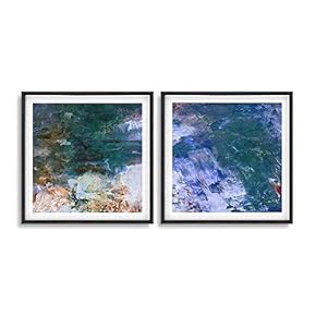Framed Canvas Wall Art for Living Room, Bedroom Abstract Theme Canvas Prints for Home Decoration Ready to Hang - 16"x16"x2 Panels