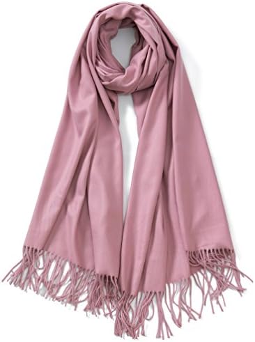 Cindy & WendyLarge Soft Cashmere Silky Pashmina Solid Shawl Wrap Scarf for Women