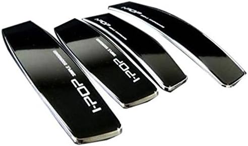 CLOUDSALE I-POP High Glossy Slim Door Edge Guards, Black - Set of 4
