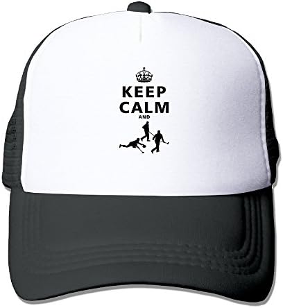Keep Calm Play Curling Mesh Cap