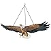 Design Toscano Flight of Freedom American Bald Eagle Hanging Bird Statue, 19 Inch, Polyresin, Full Color