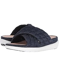Fitflop para mujer Loosh Luxe ¿Cruz Slide Sandalias de piel