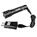 ThorFire BD04 USB Rechargeable LED Flashlight with Battery Installed, Need to Take Out the Battery and Remove the Paper