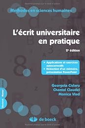 L' écrit universitaire en pratique
