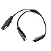 Hi-Pro Battery Tender SAE DC Power Automotive DIY Connector Cable Y Splitter Cord 28cm