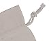 DR 100 Percent Cotton Muslin Drawstring Bags For Storage Pantry Gifts (Beige, 4 x 6 inch - 12 pack)