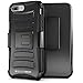BUDDIBOX iPhone 7 Plus Case / iPhone 8 Plus Case, [HSeries] Heavy Duty Swivel Belt Clip Holster with Kickstand Maximal Protection Case for Apple iPhone 7 Plus / iPhone 8 Plus, (Black)
