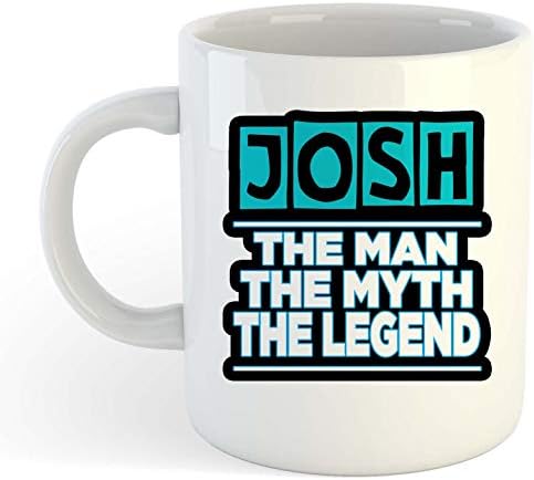 grabmybitsJosh - The Man, The Myth, The Legend Mug - Name Personalised Funky Gift