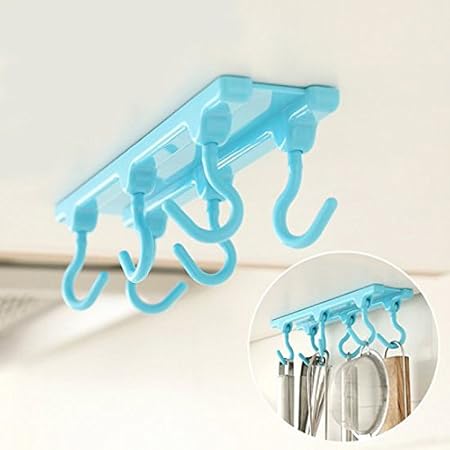 vinmax cocina rack estante gancho de techo para colgar caña de pescar