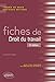 Fiches de droit du travail : Rappels de cours et exercices corrigés by 