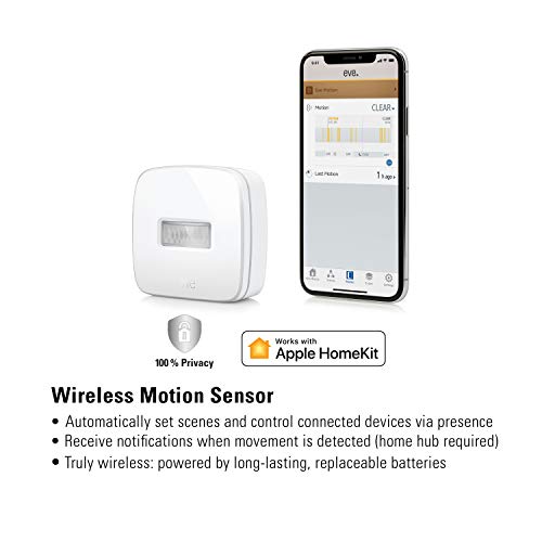 Eve Motion Apple HomeKit Smart Home Motion Sensor for Triggering