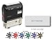 ExcelMark Self Inking Rubber Stamp with up to 7 Lines of Custom Text