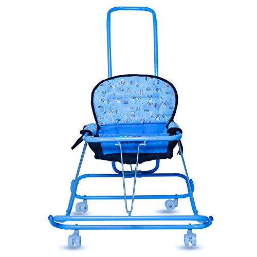 GoodLuck Baybee Round Baby Walker Cum Rocker Hanging Walker Foldable