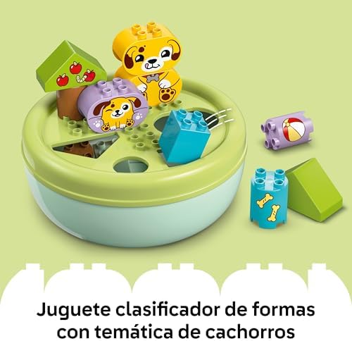DUPLO Mi Primer Clasificador de Formas: Casa de los Perritos - Juguete Educativo Infantil - Ladrillos de Muchos Colores y Formas - Juego para Motricidad Fina para Niños y Niñas de 18+ Meses 10441