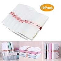 MCdreamUSA 10 Pcs Dressbook Closet Organizer for Blouse T-Shirt Folder Closet Translucent Organizer PP Soft Bendable Folding Board Lazy Stacking Foldable Storage Organizer (Pink for Child)
