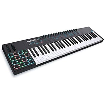 Alesis VI61 61-Key USB MIDI Keyboard Controller with 16 Pads, 16 Assignable Knobs, 48 Buttons and 5-Pin MIDI Out Plus Production Software Included