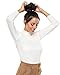 Rose bud Messy Bun Hair Pieces For Women Hair Bun Extension Updo Curly Messy Bun Scrunchie Light Brown