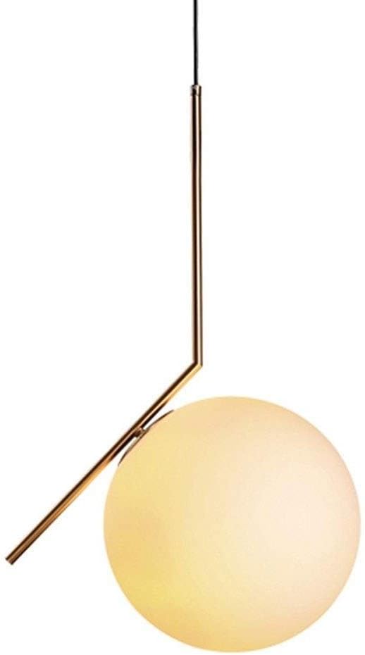 Europäische minimalistische moderne Deckenleuchte Frosted White Ball