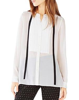 Women's Kristian Pleated Placket Button Up Shirt