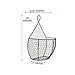 J Miles CO It's Useful. Hanging Display Storage Baskets - Wall Hanging Units for Flowers, Fruits and Veggies, Decorations, and More