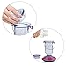 Perky-Pet 9101-2 Lavender Field Top-Fill Glass Hummingbird Feeder Purple 16 oz Capacity
