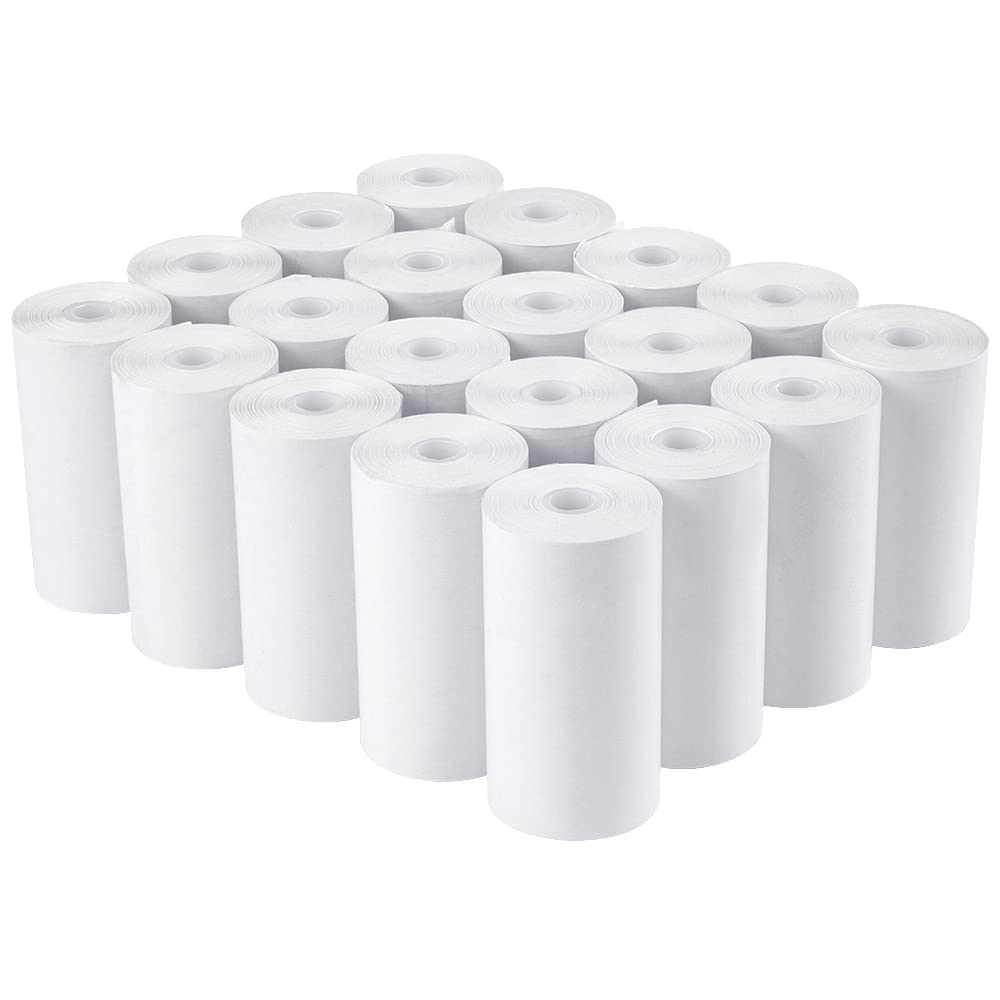 L LIKED 57x30 mm Thermal Paper Till Rolls Receipt Roll for Credit Card Machine, POS, EPOS（20 Rolls）