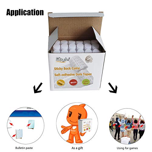 3 1000pcs+adhesive+0+59in+Diameter+Adhesive