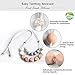 MINIme Long Teething Necklace, 100% BPA Free Silicone Beads, Chewlery, Instant Pacifier, Teething and Drooling Relief (Pink, White, Gray)
