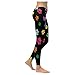 InterestPrint Custom colorful PAW Dog Stretchy Capri Leggings Skinny Pants For Yoga Running Pilates Gym(2XS-5XL)