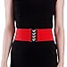 Womens Wide Elastic Waist Belt for Dresses Waistband Trimmer Stretch Cinch Belt