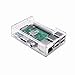 Enokay Case for Raspberry Pi 2 Model B Raspberry Pi 3 Model B B+(Transparent)