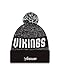 New Era NFL 2016 Black and White Sport Knit Beanie, One Size