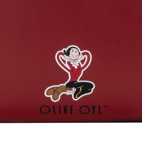 CLOE Cosmetiquera de Cierre Sencillo Mediana Oe x Olive Oyl color Rojo para Mujer
