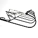 Marrywindix 7 Hook Metal Over The Door Rack Hanger, Coat Hook for Hanging Clothes, Coat, Hat, Belt (7 Hooks Black)