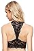 Mia Lace Bralette for Women, Unpadded and Unlined Wireless Bra, Perfect Racerback Everyday Lingerie (Small, Jet Black)