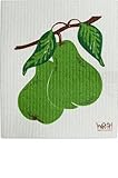 Swedish Treasures Wet-it! Cleaning Cloth, Bartlett Pear, Super Absorbent, Reusable, Biodegradable, All-purpose