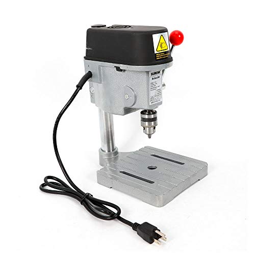 DONNGYZ Electrical Bench Drill Mini Press Work Bench Machine 340W + Drill Chuck + Hex Key(US Stock)