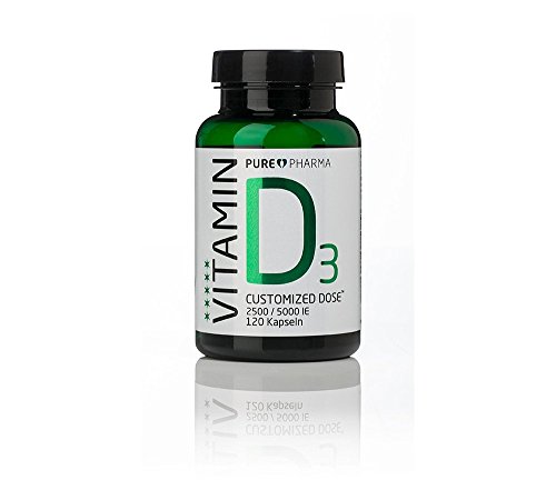 PurePharma D3 Vitamin D - 120 Capsules PurePharma D3 Vitamin D - 120 Capsules