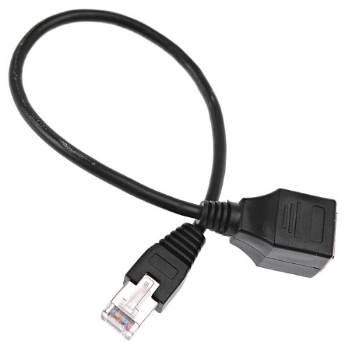 30cm RJ45 Male to Female Ethernet Extension Cable For Local Area Network LAN