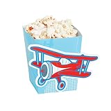 Fun Express Cardboard Cut Out Up and Away Popcorn Boxes. (2 Dozen Per Unit) 3" x 3" x 4" Box with 2 1/2" x 4 1/2"