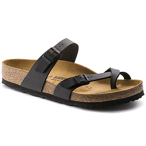 Birkenstock women s mayari black birko-flor sandal 37 n (us women…