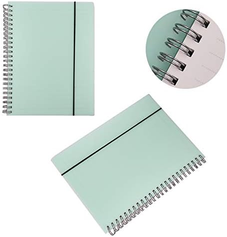 A5 Spiral Notebook Ruled Horizontal Line 80 Pages Memo/Diary/Hardcover Notebooks 8.4''x 5.9'' Office Product