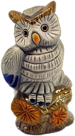 Rinconada 2017 Collection, small OWL on tree trunk , 2.7¨H, #AR816