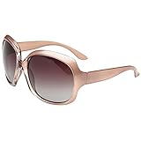 MOTINE Oversized Women's Polarized Sunglasses Fashion Sunglasses UV400 (Champagne)