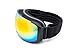 Anti-Fog Anti-UV Windproof Unisex Ski Goggles with Replaceable Spherical Lenses & 3-Layer Foam