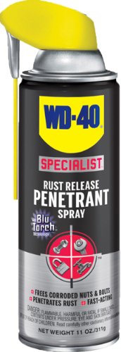 WD-40 Specialist Rust Release Penetrant Spray with Blu Torch and SMART STRAW SPRAYS 2 WAYS, 11 OZ - //coolthings.us