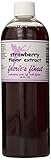 Faeries Finest Flavor Extract, Strawberry, 16 Ounce