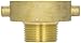 Moon 369-1521061 Brass Fire Hose Adapter, Pin Lug, 1-1/2