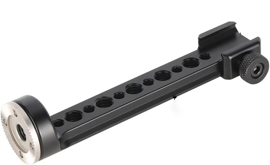 NICEYRIG NATO Rail Extension Bar with Rosette Mount Adapter with NATO Clamp